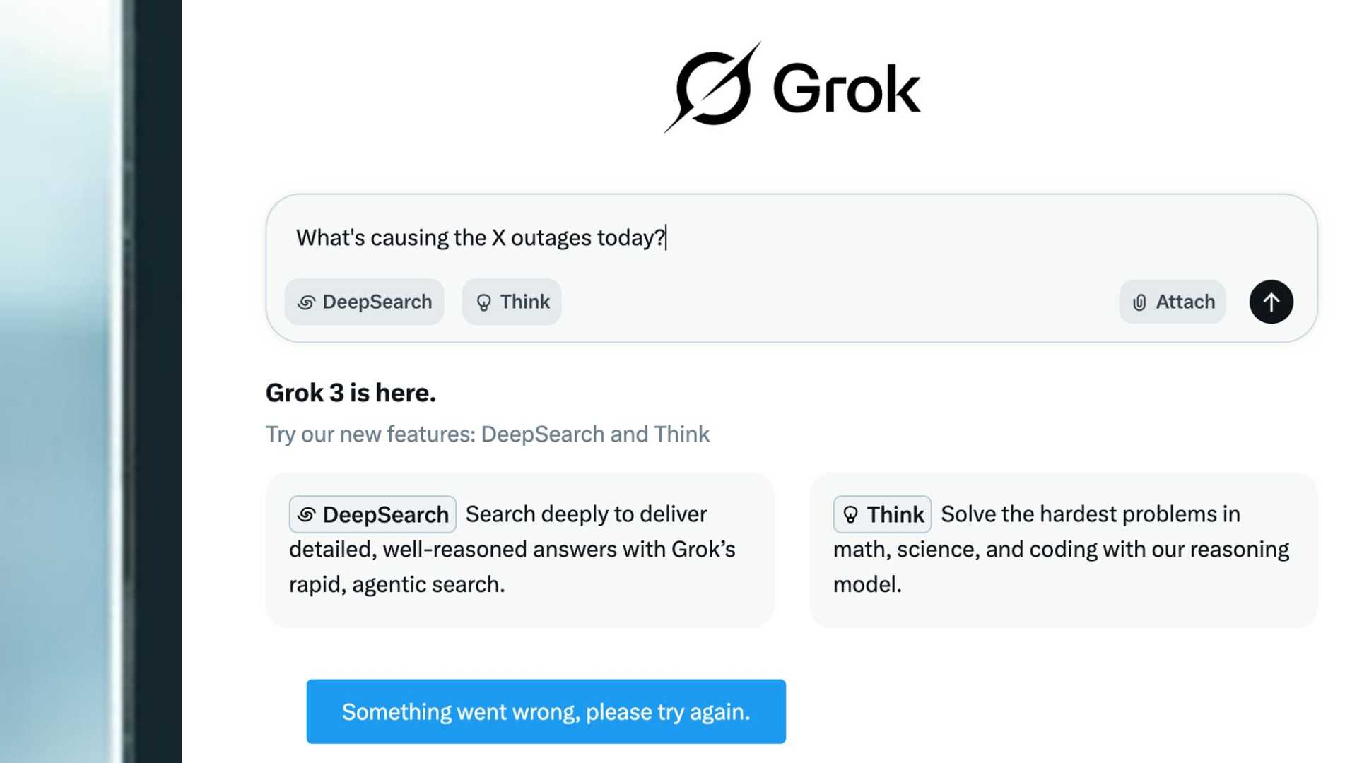 Grok App Outage User Experiences