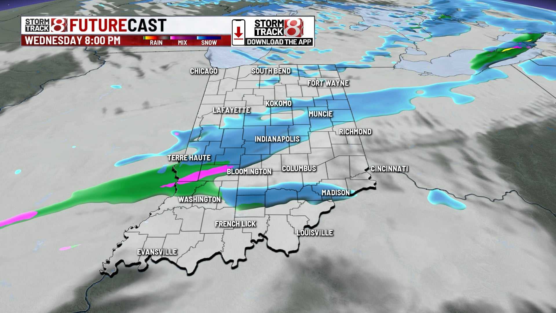 Indianapolis Snow Weather Forecast