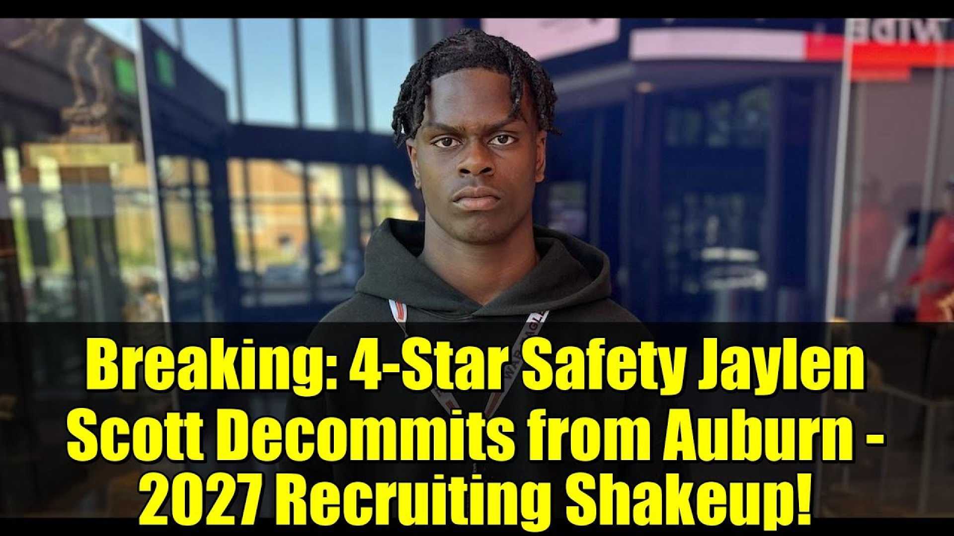 Jaylen Scott Auburn Football Safety