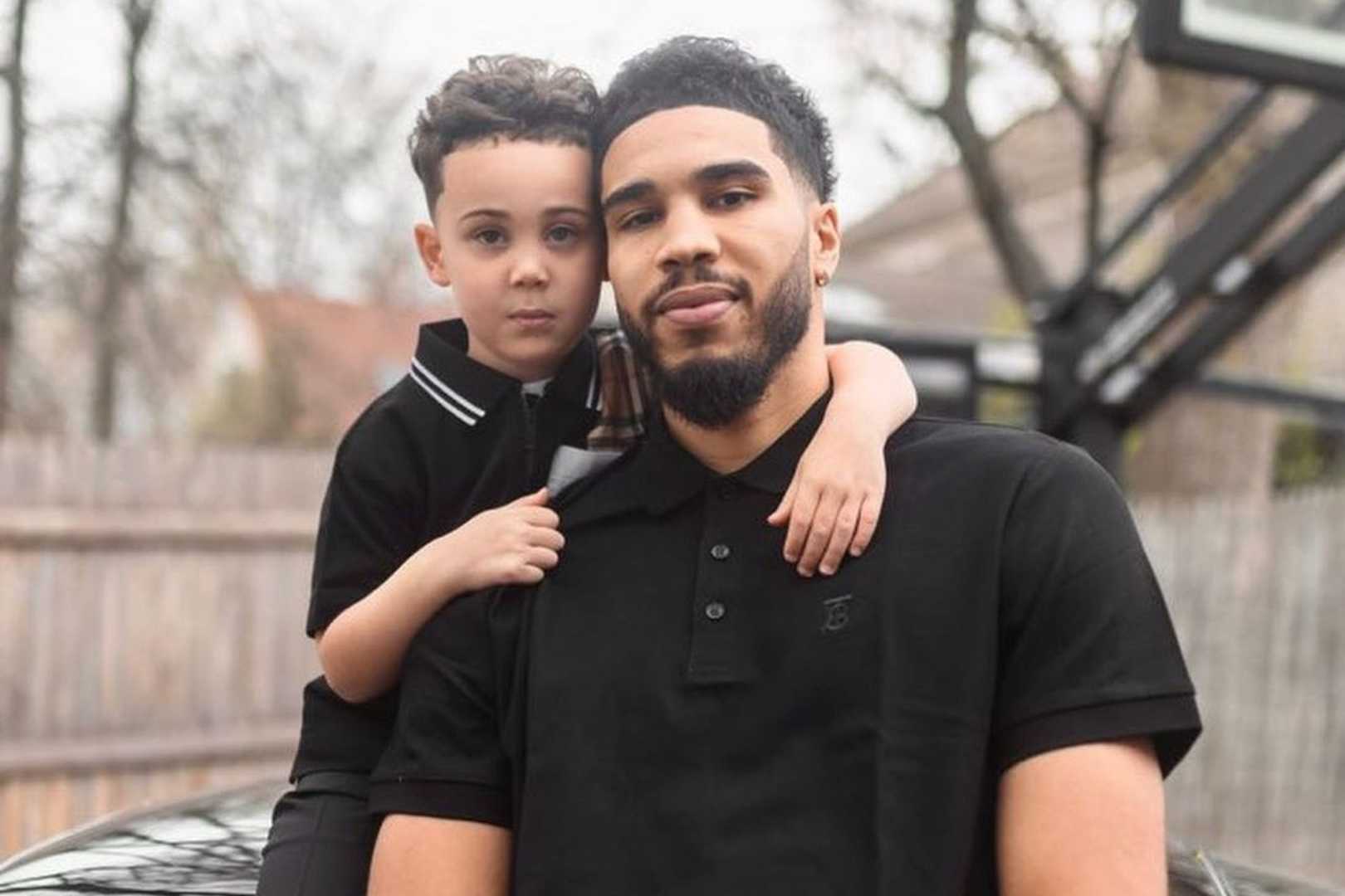 Jayson Tatum Basketball Father Son