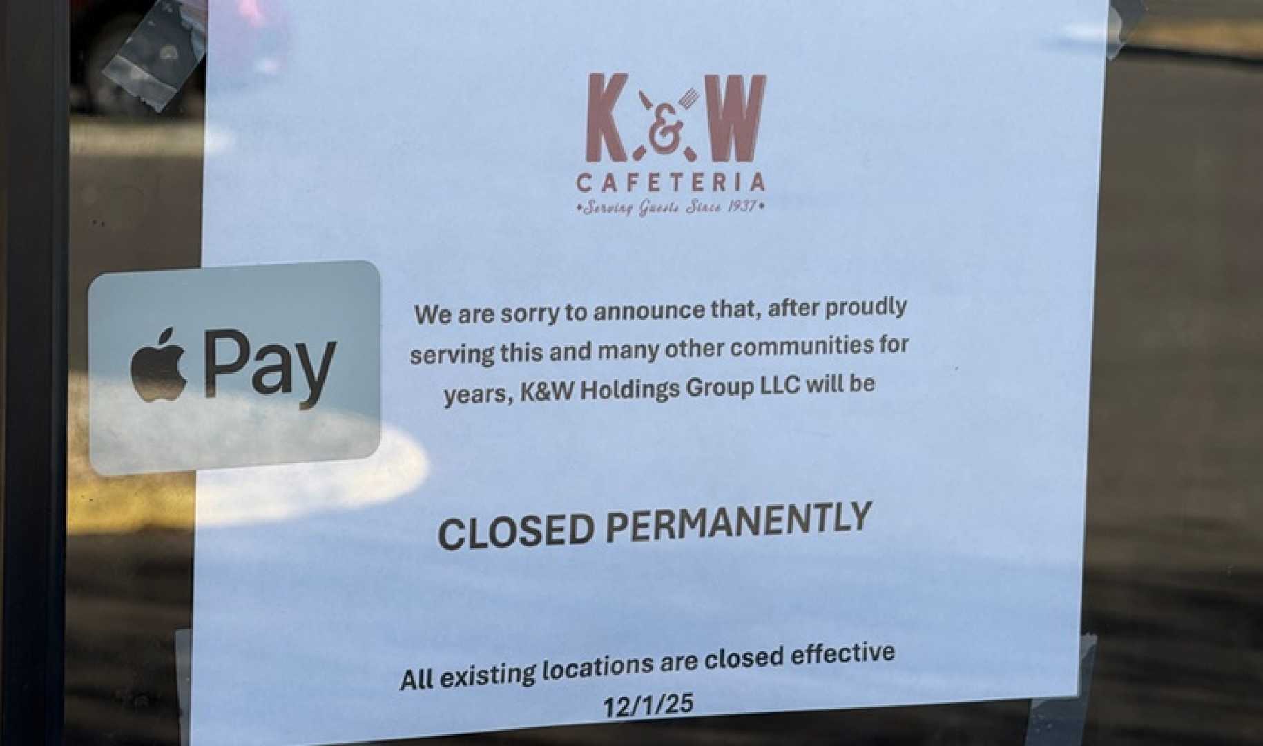 K&w Cafeteria Closing News