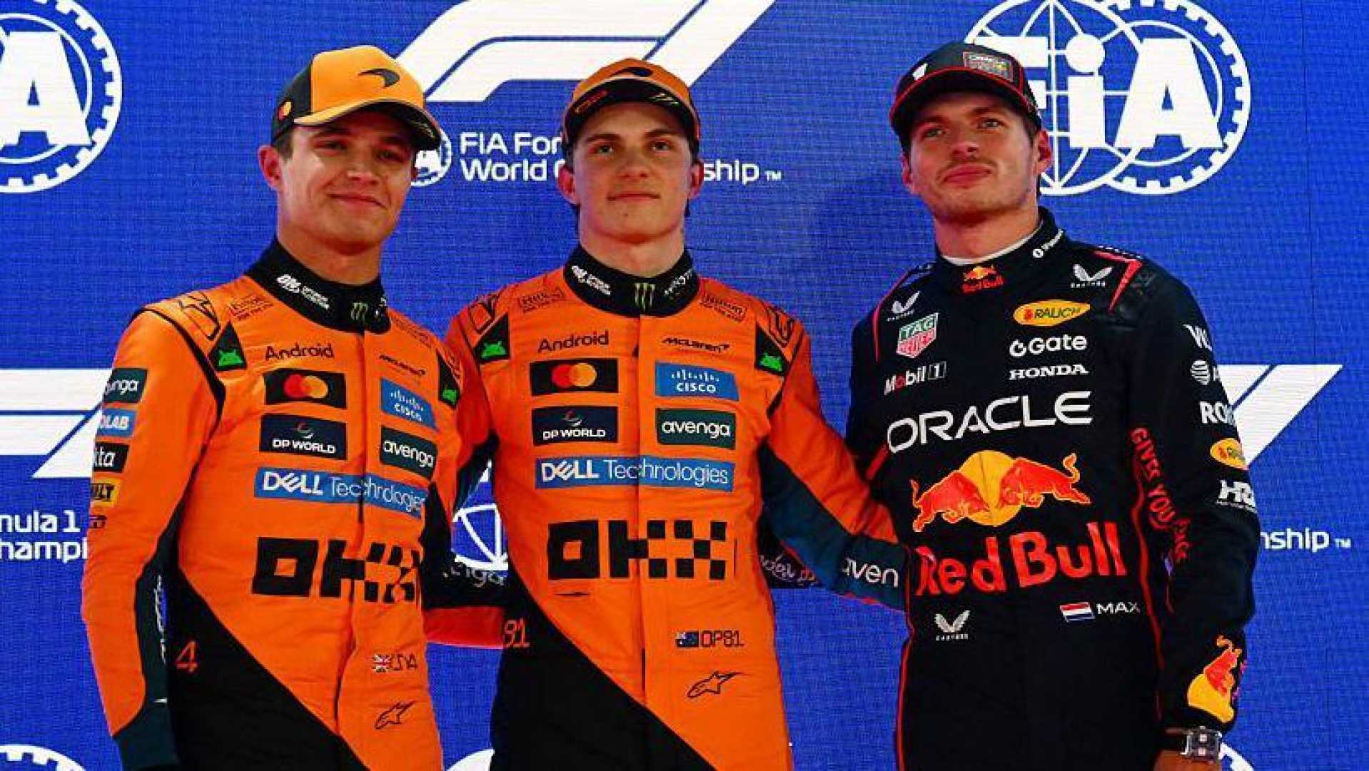 Lando Norris Max Verstappen Oscar Piastri Championship