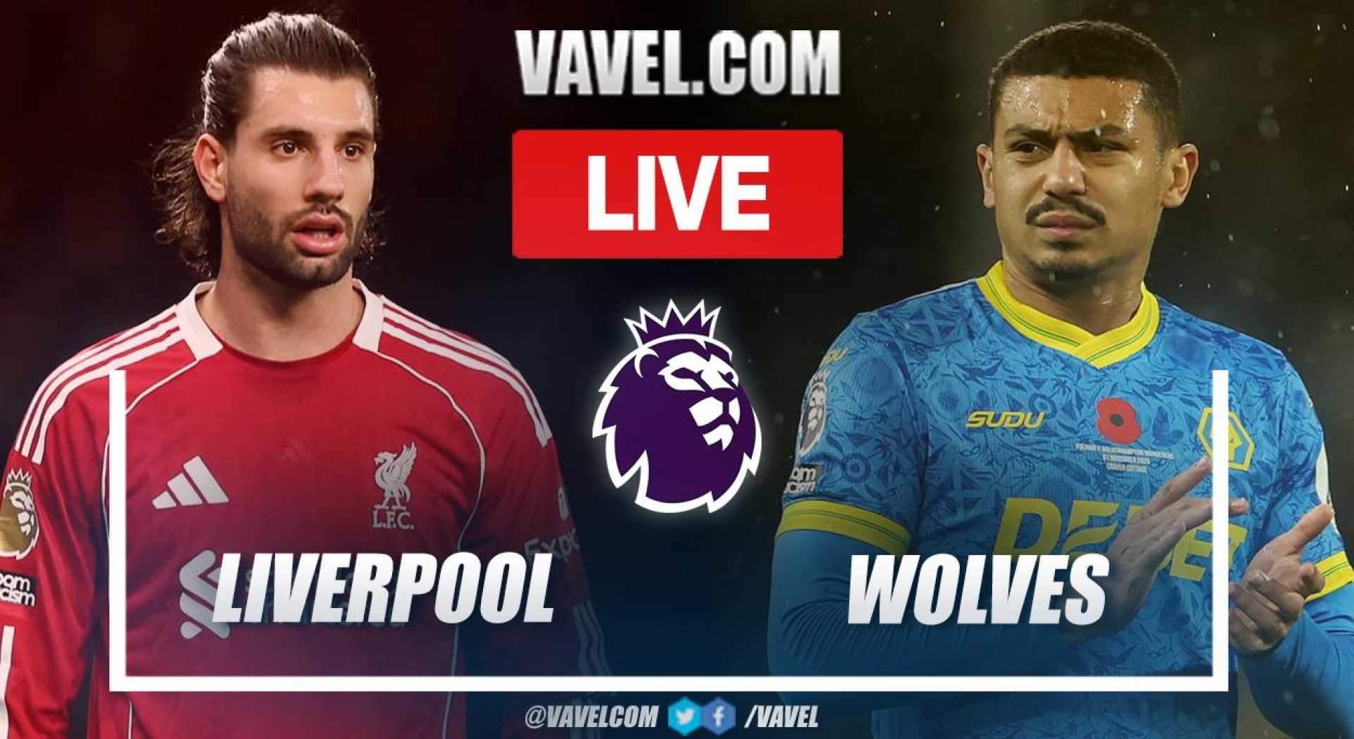 Liverpool Vs Wolverhampton Premier League Match