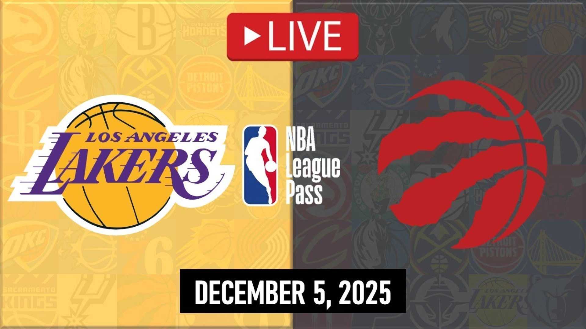 Los Angeles Lakers Vs Toronto Raptors