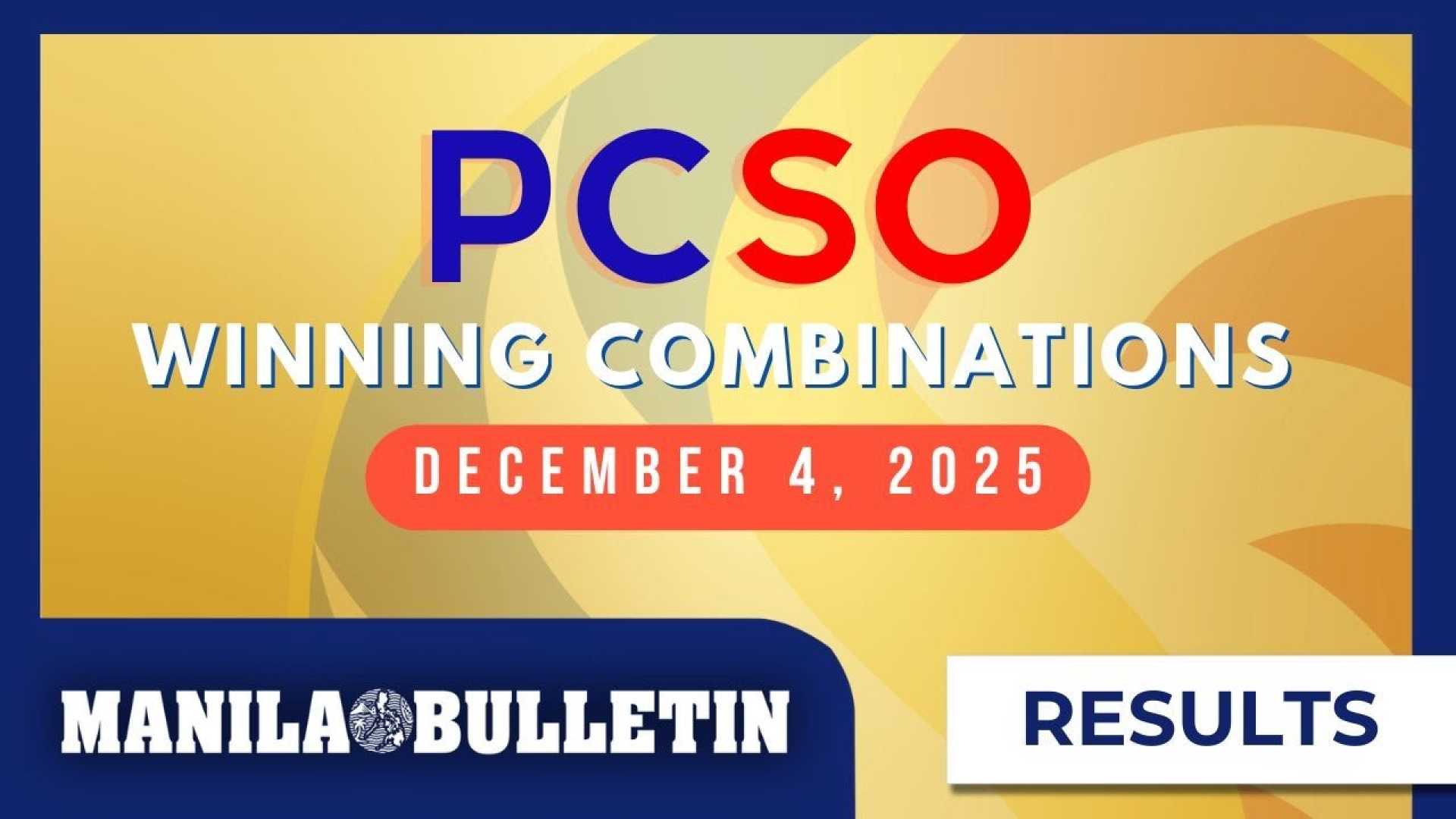 Lottery Games Results Dec 4 2025