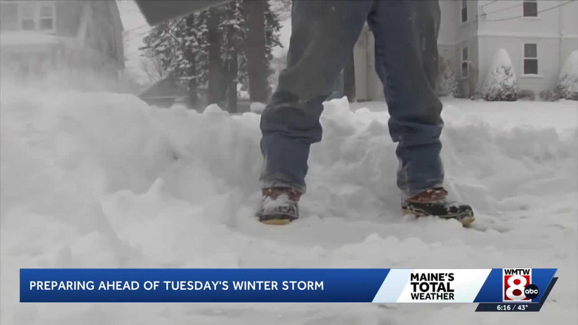 Maine Snowstorm Preparation