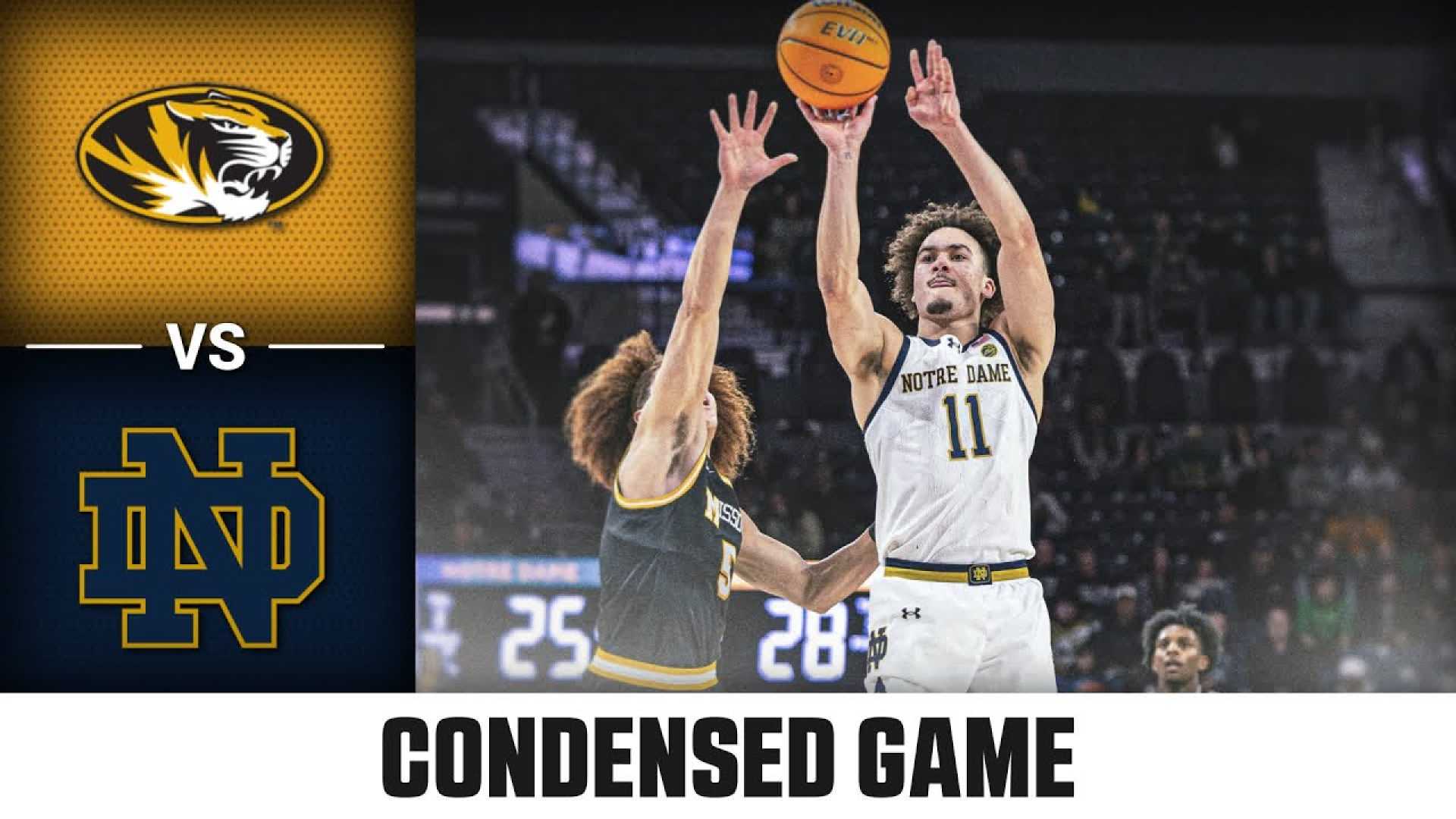 Missouri Notre Dame Basketball Game