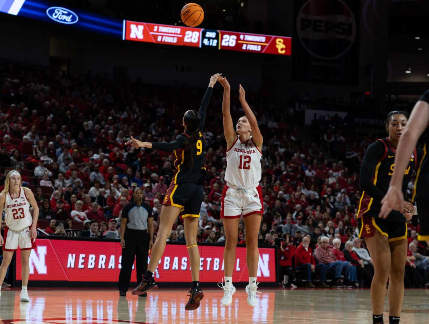 Nebraska Women's Basketball Team At Pinnacle Bank Arena