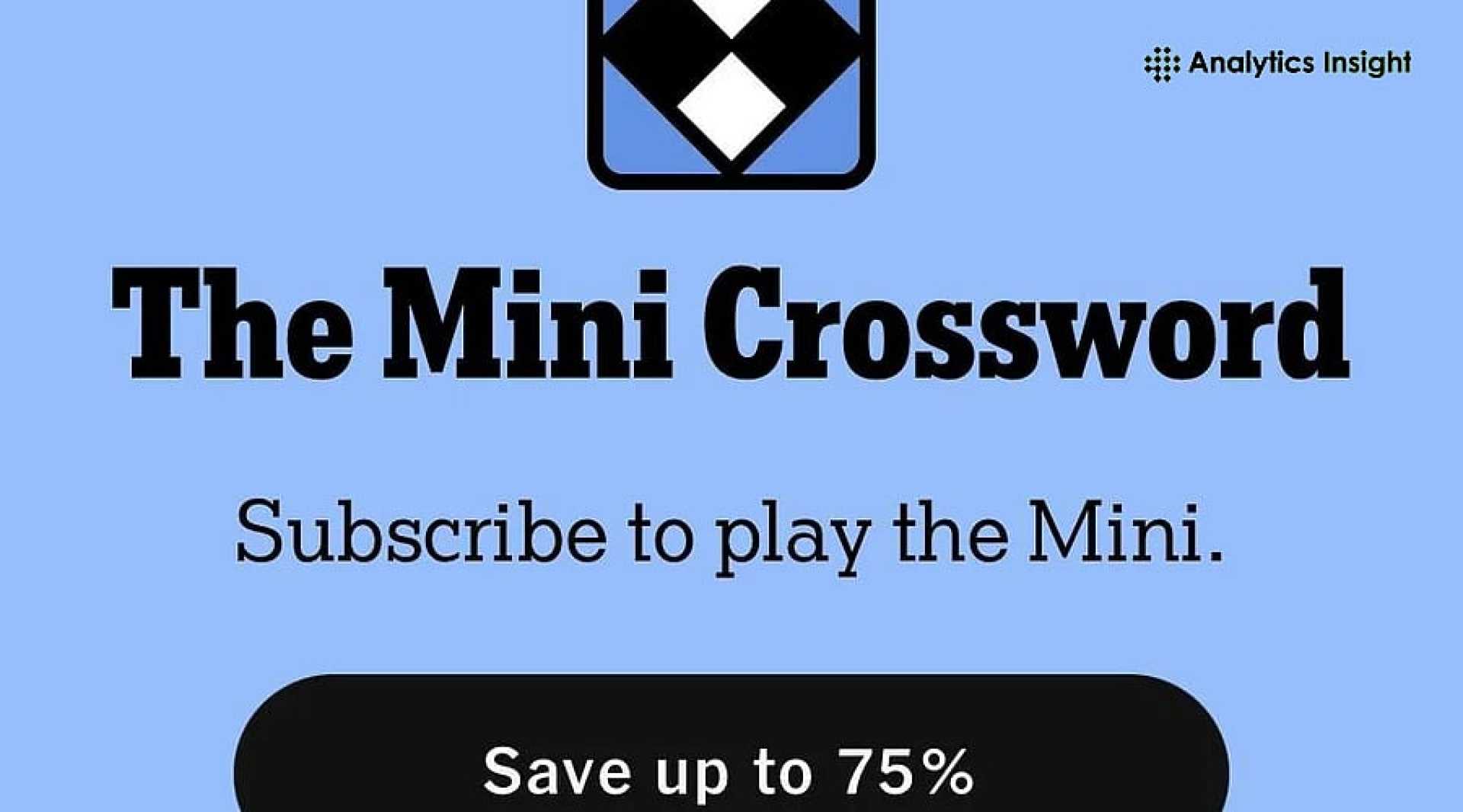 New York Times Mini Crossword