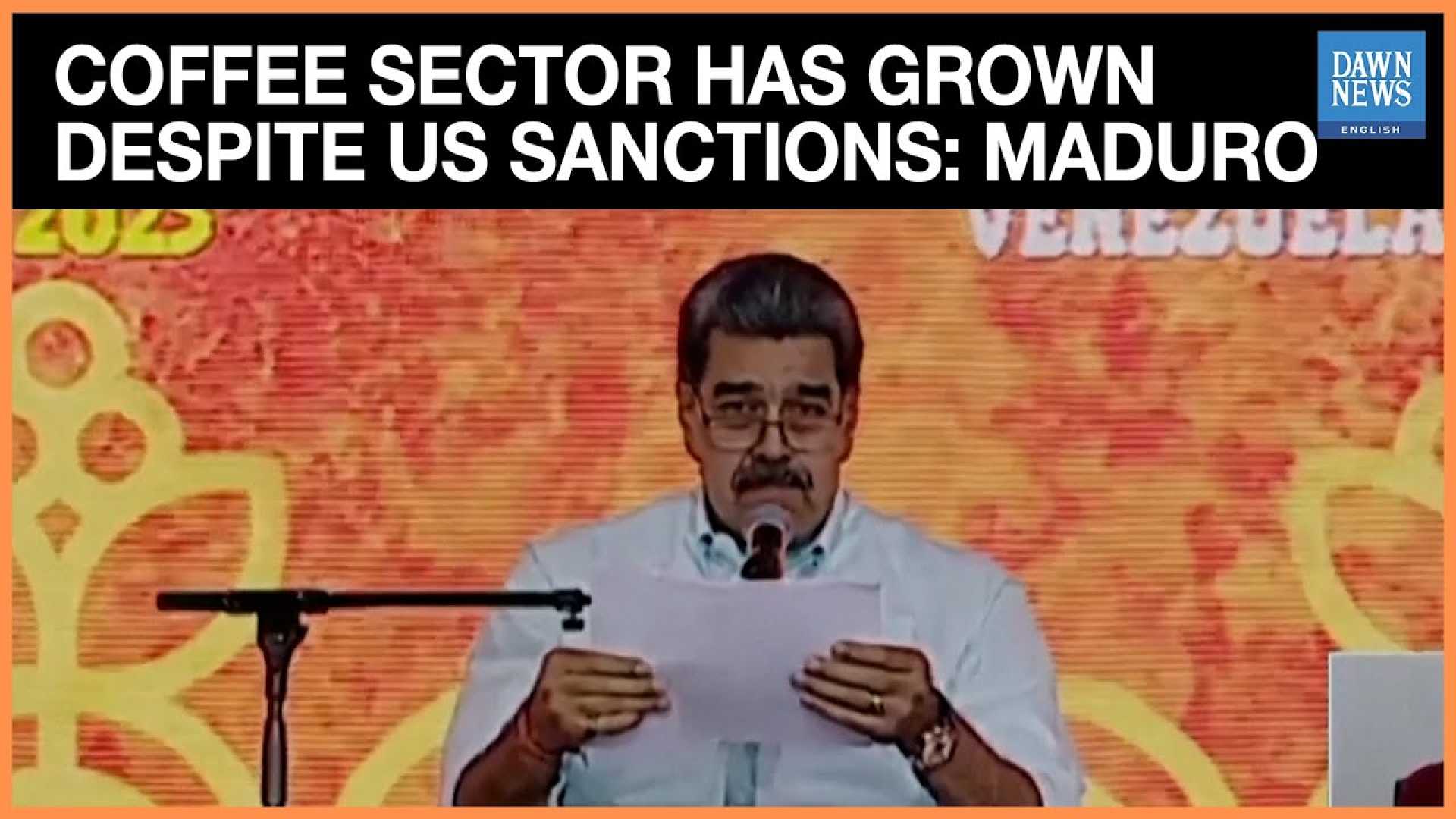 Nicolas Maduro Coffee Event