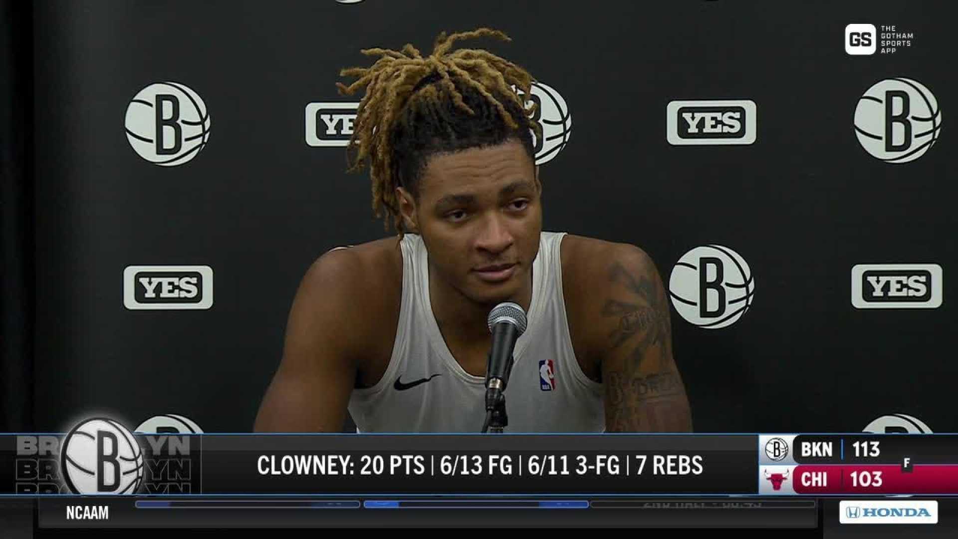 Noah Clowney Basketball Game Brooklyn Nets