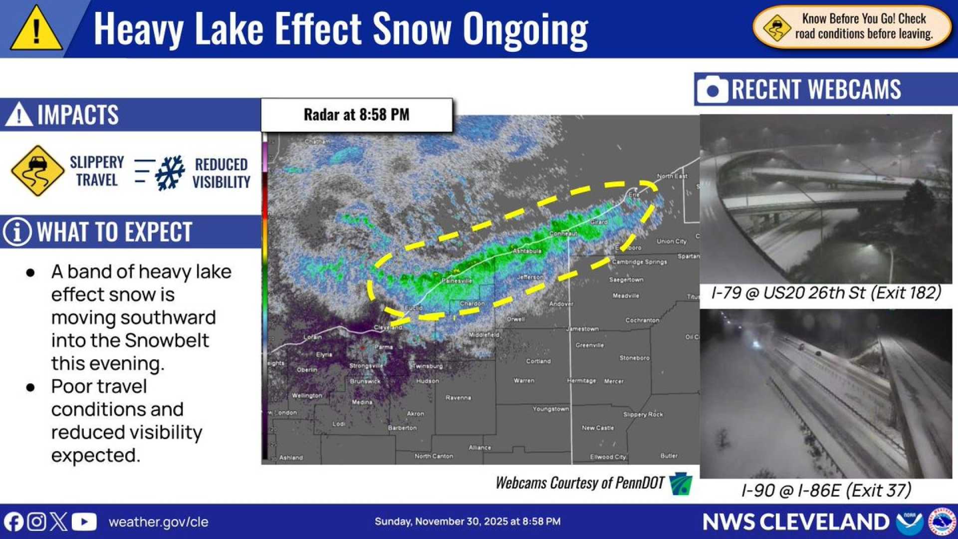 Northeast Ohio Lake Effect Snow