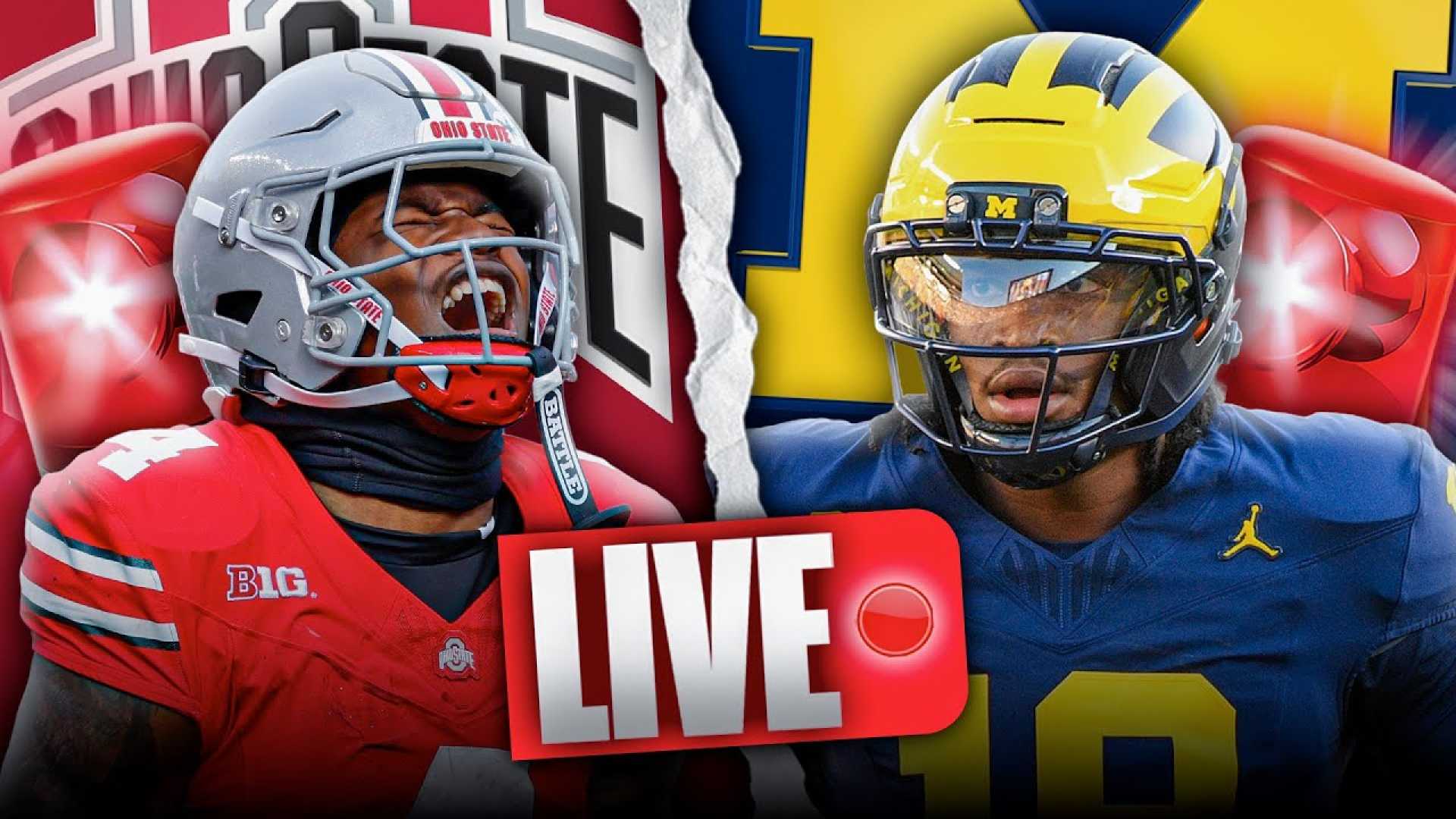 Ohio State Michigan Football Rivalry Fight