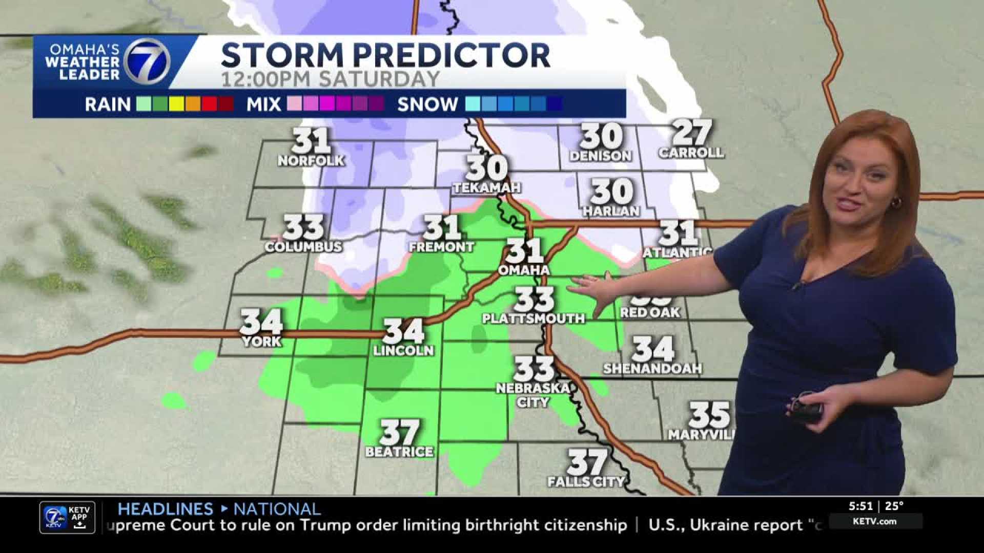 Omaha Weather Forecast Snow Rain