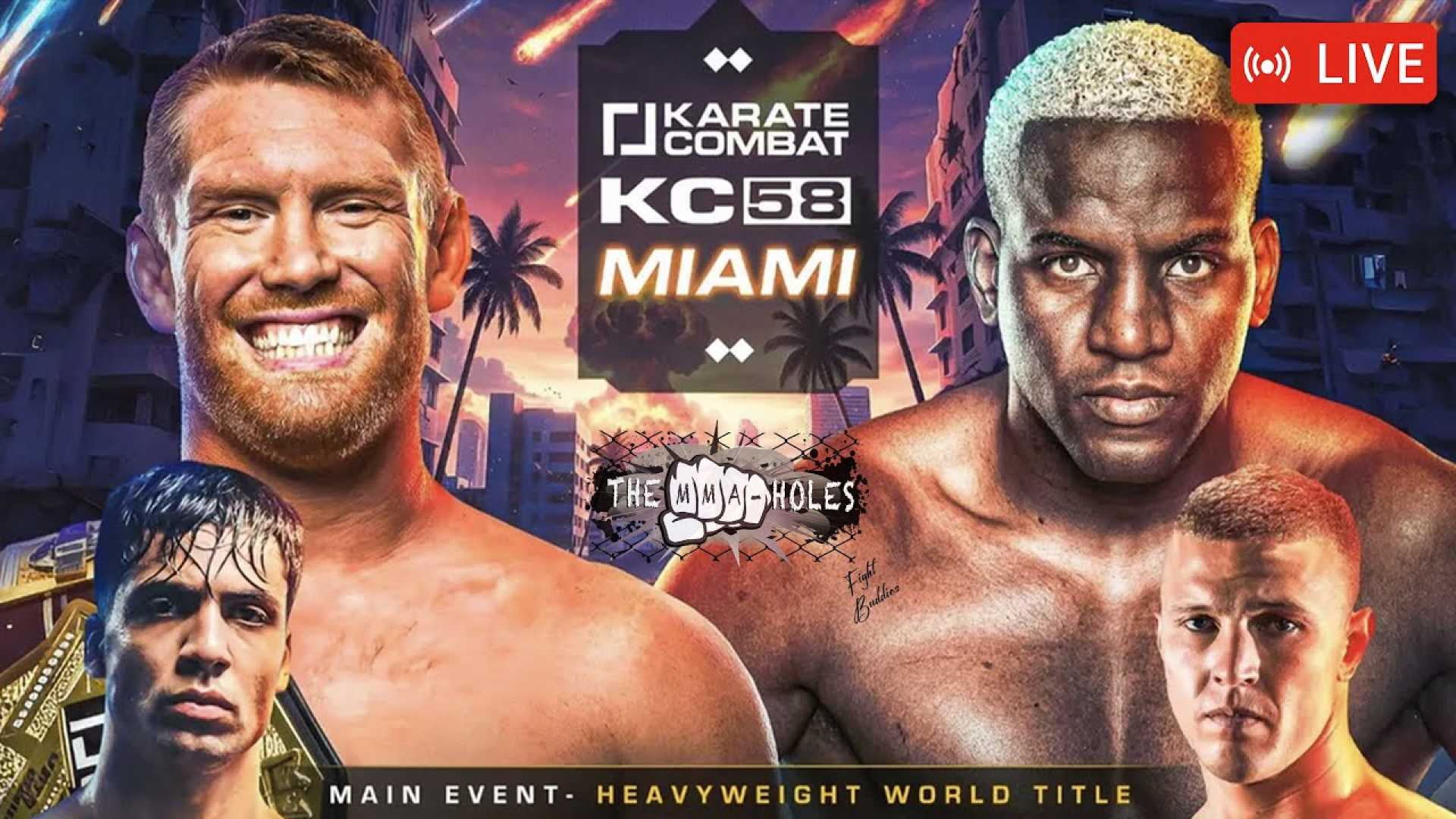 Sam Alvey Robelis Despaigne Karate Combat 58