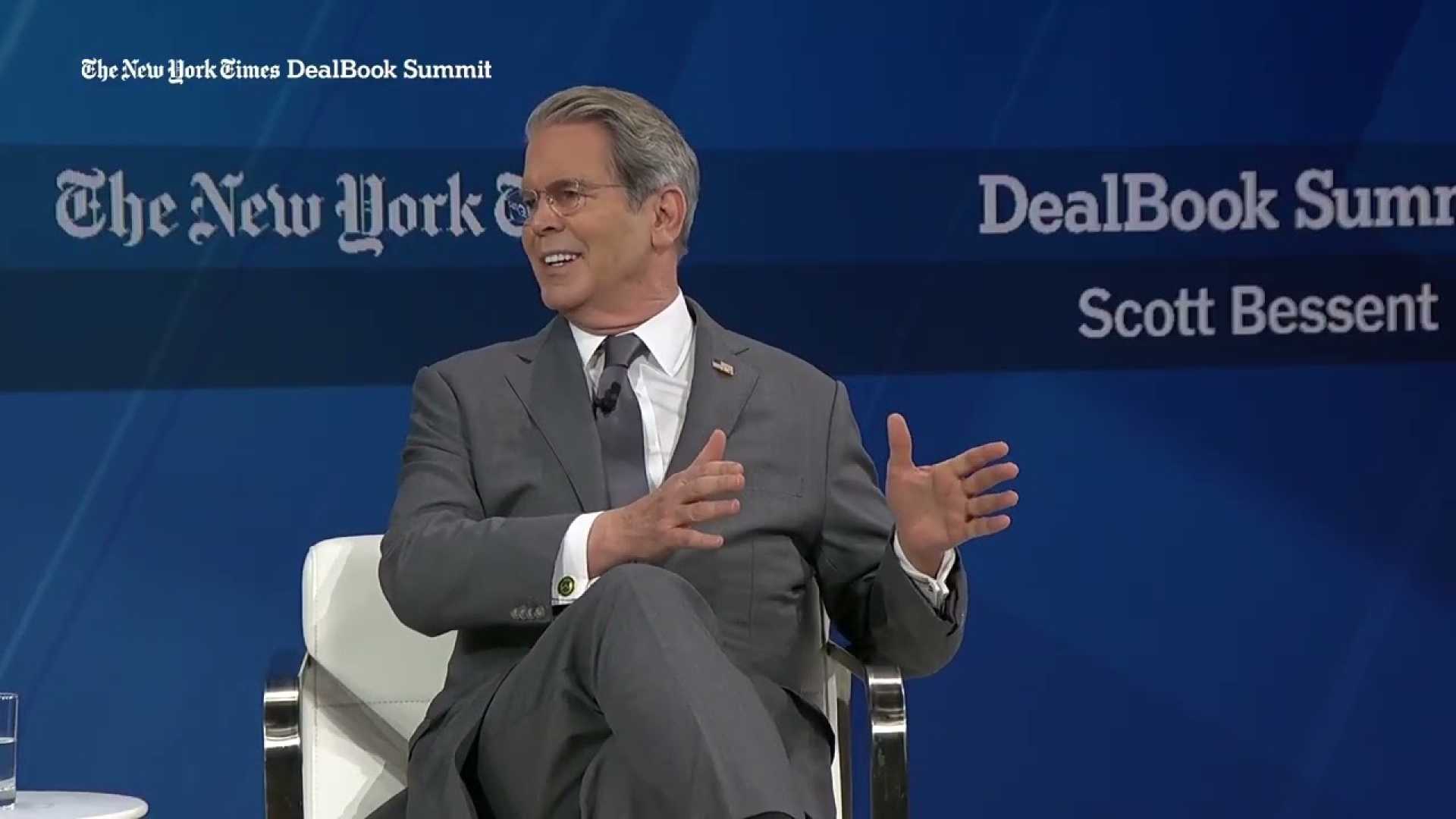 Scott Bessent New York Times Dealbook Summit