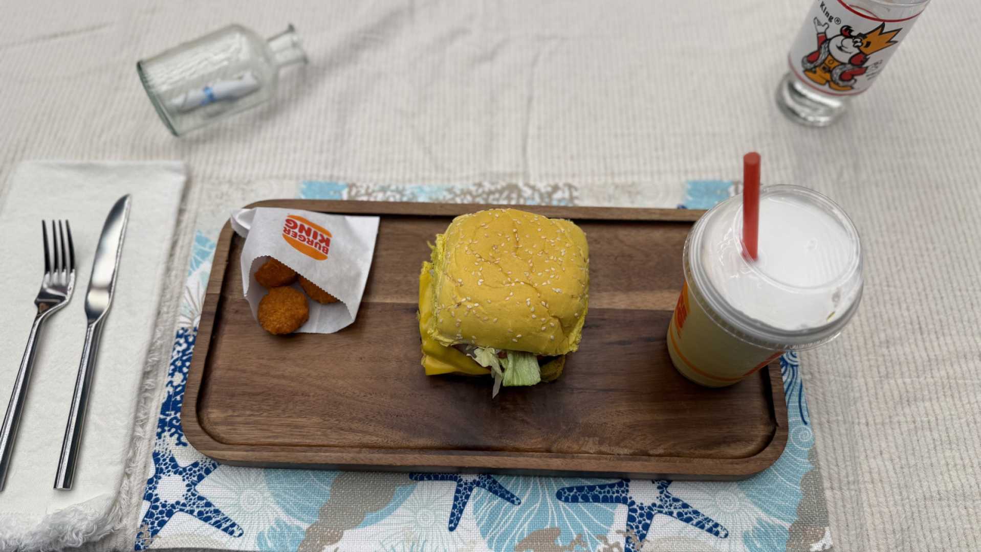 Spongebob Menu Burger King