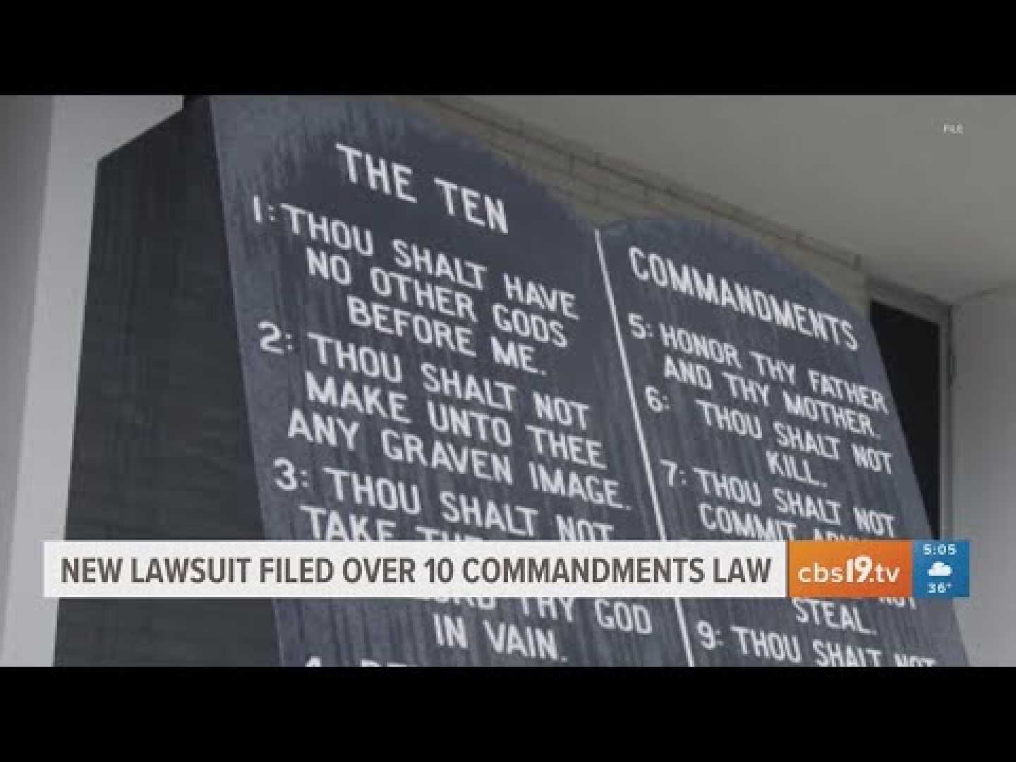 Texas Families Lawsuit Ten Commandments Schools