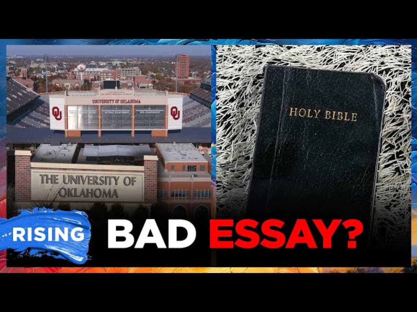 University Of Oklahoma Student Essay Controversy