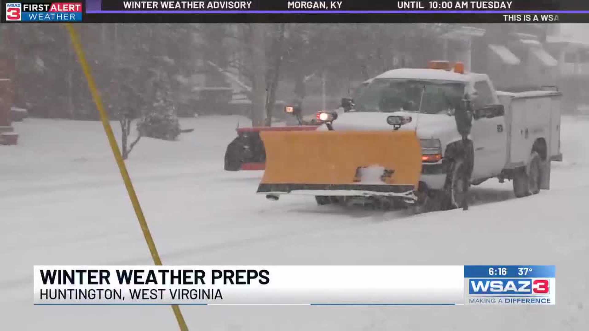 Winter Storm Huntington Weather