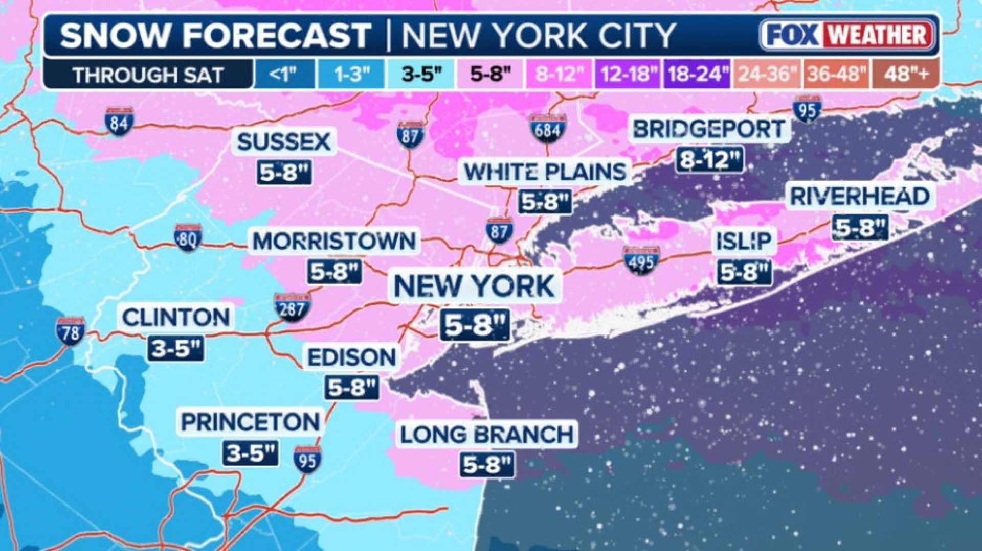 Winter Storm Warning New York 2025