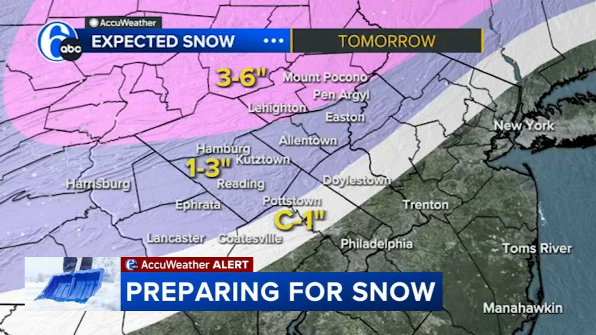 Winter Weather Advisory Pennsylvania New Jersey