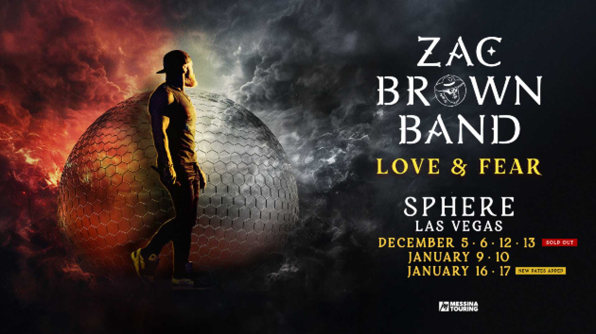 Zac Brown Band Love & Fear Concert Las Vegas
