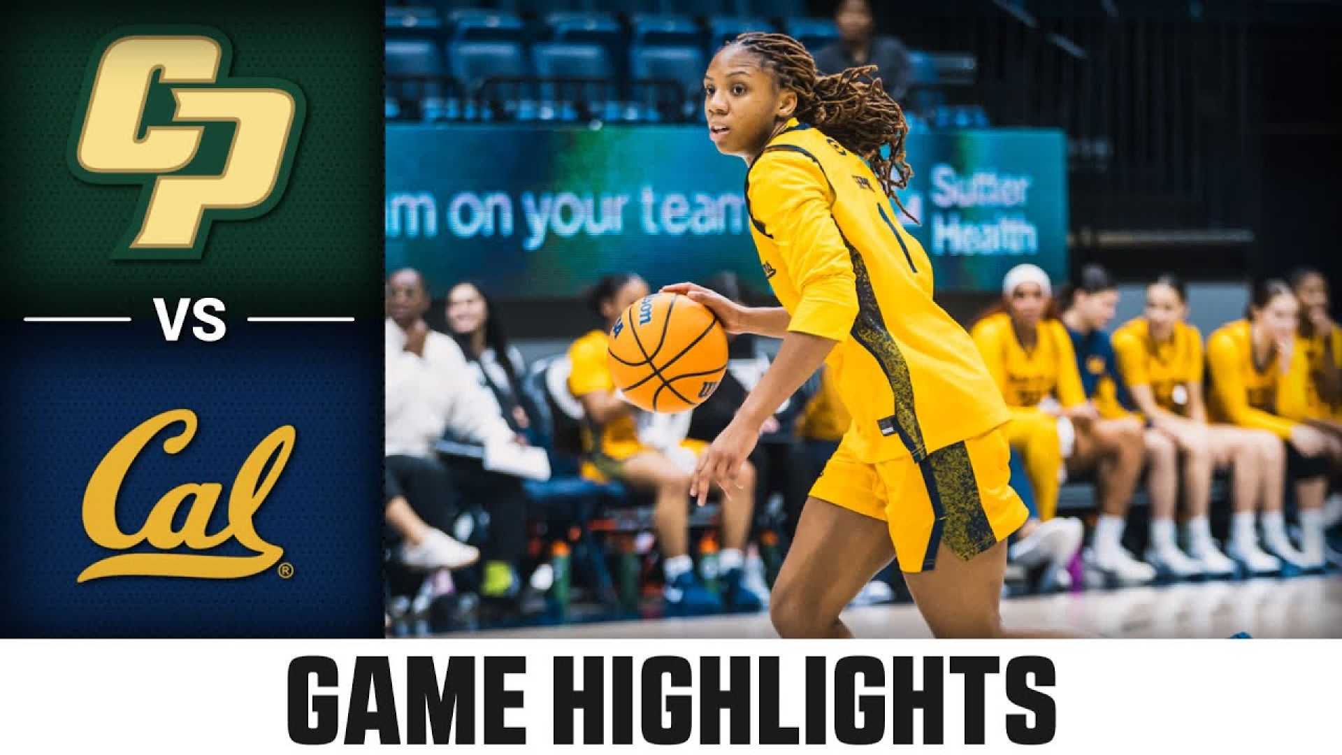 Cal Poly Women’s Basketball Game Highlights