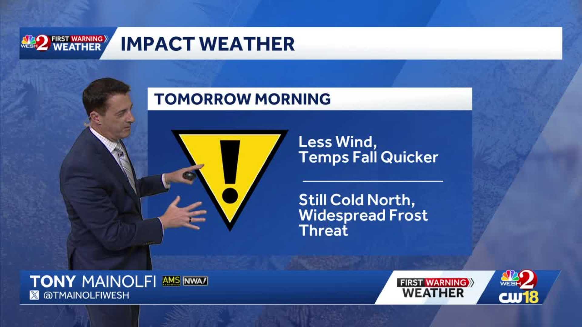 Central Florida New Year's Weather Cold Frost