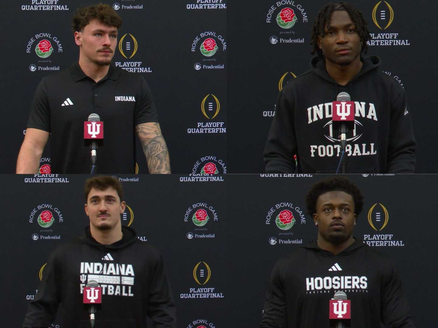 Indiana Hoosiers Football Players Press Conference