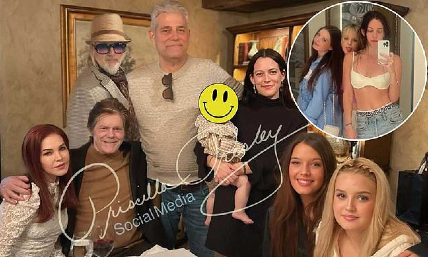 John Travolta And Elvis Presley Family