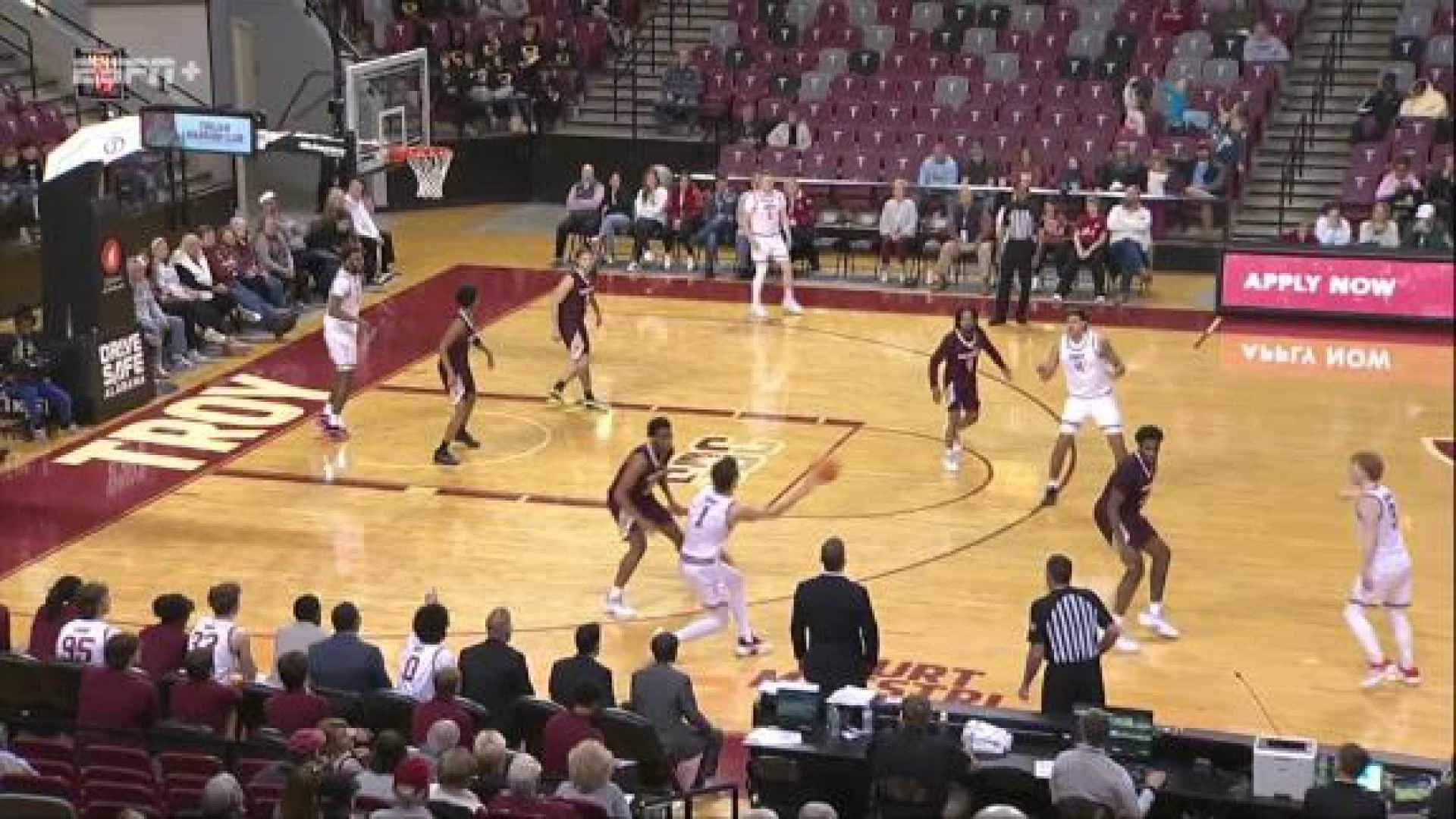 Troy University Vs Texas State Basketball Game